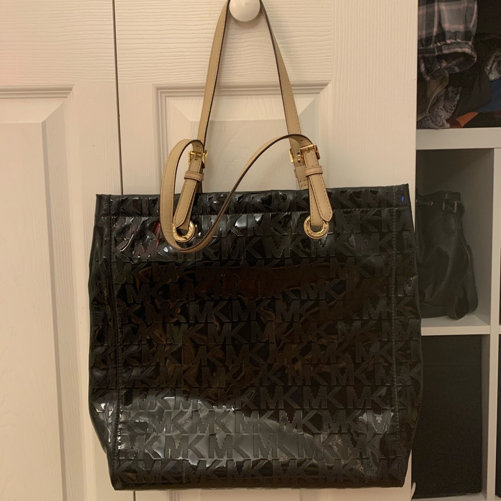 leather micheal kors bag